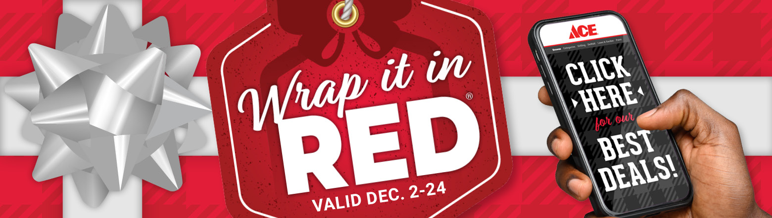 CILA Wrap it in Red Header