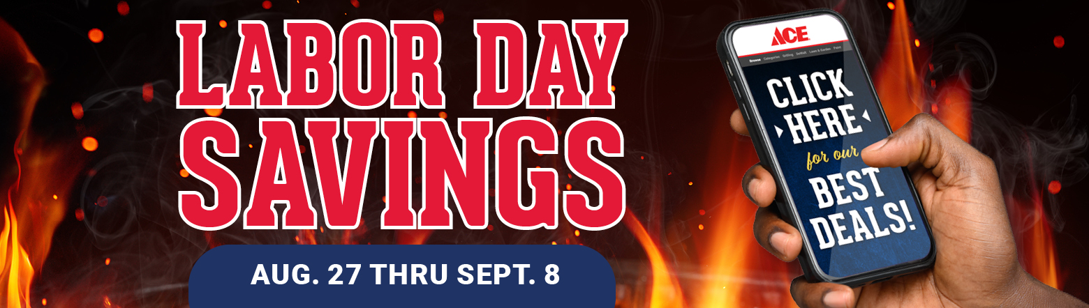 Labor Day Savings 2025 Header