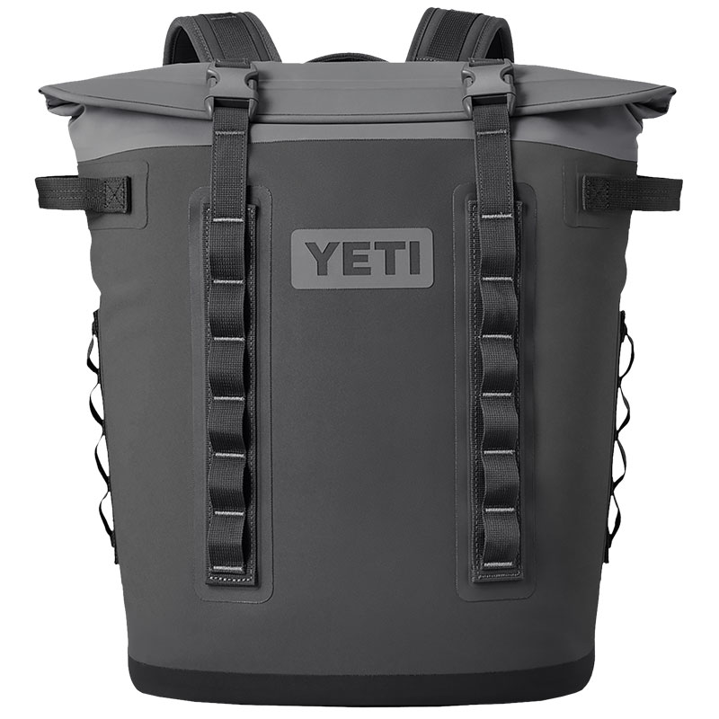 11.6" W x 8.9" D x 17.3" H YETI® Hopper M20 Charcoal Backpack Cooler