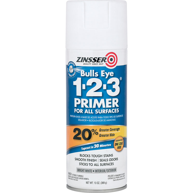 Zinsser® Bulls Eye 1-2-3® Spray Primer, 13 Oz. 