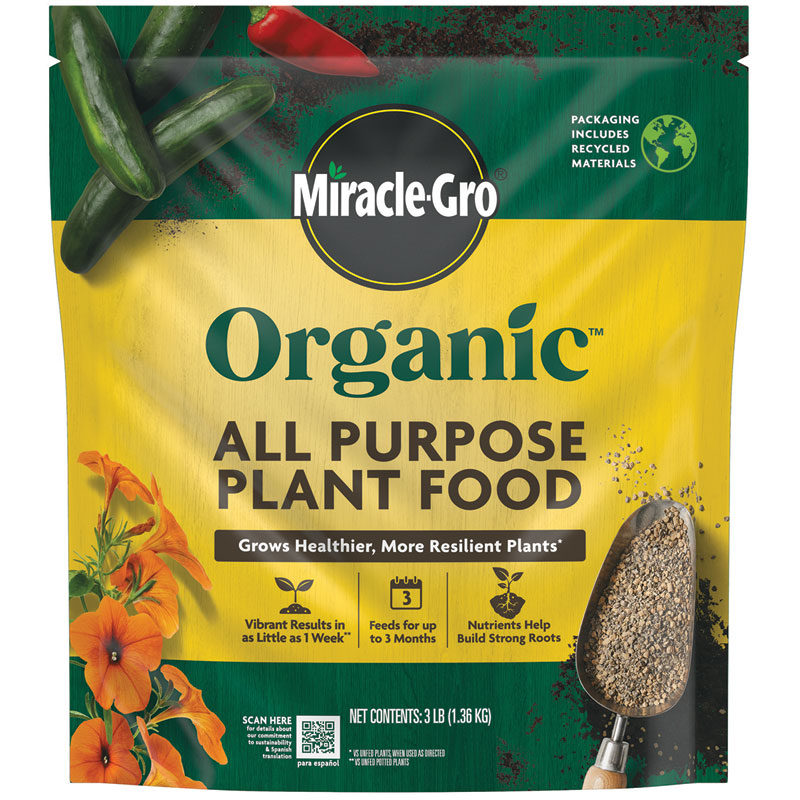 Miracle-Gro® Organic™ All Purpose Plant Food, 3 Lb.