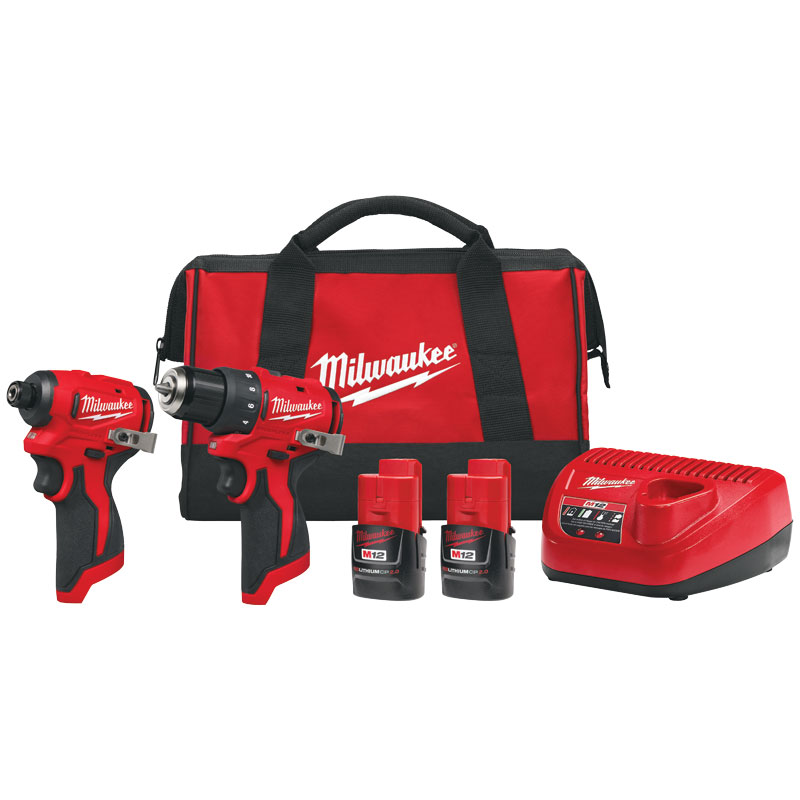 Milwaukee® M12 Cordless Brushless 2 Tool Combo Kit