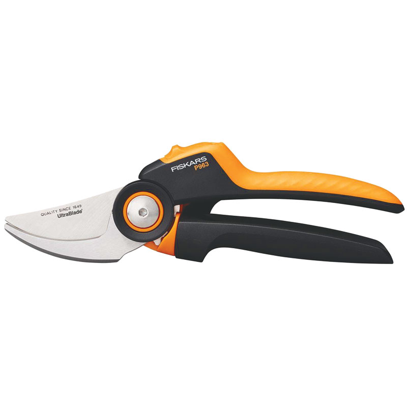 Fiskars® PowerGear P963 Steel Bypass Pruners