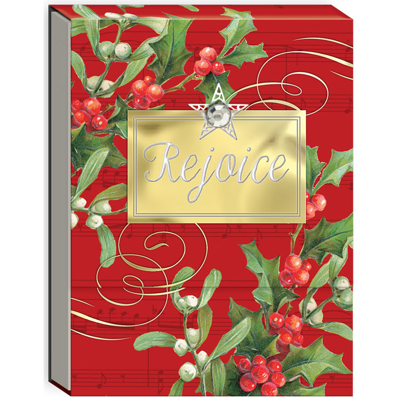 3" x 4" Punch Studio Rejoice Pocket Notepad
