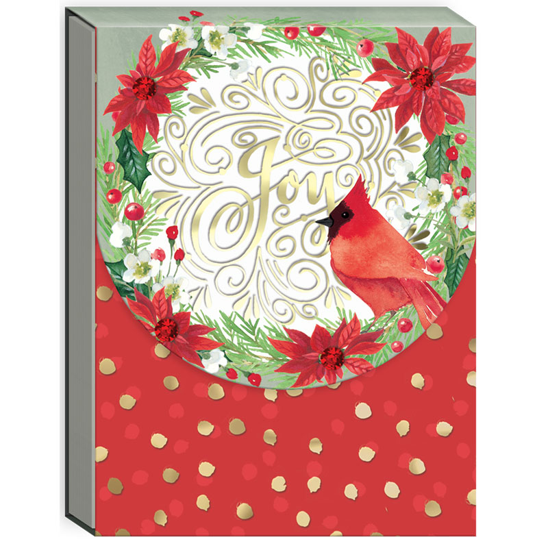 3" x 4" Punch Studio Joy Cardinal Pocket Notepad
