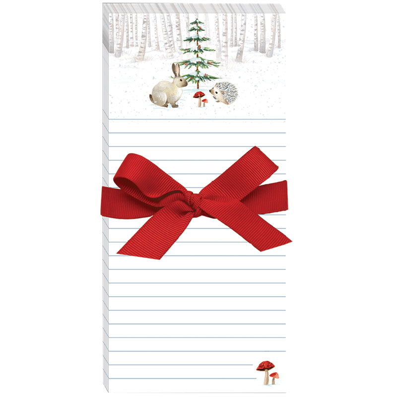 4" x 8.5" Punch Studio Woodland Rabbit Magnetic List Pad