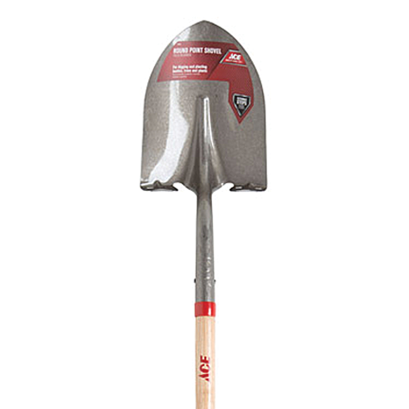 Ace® Long Handle Round Point Shovel