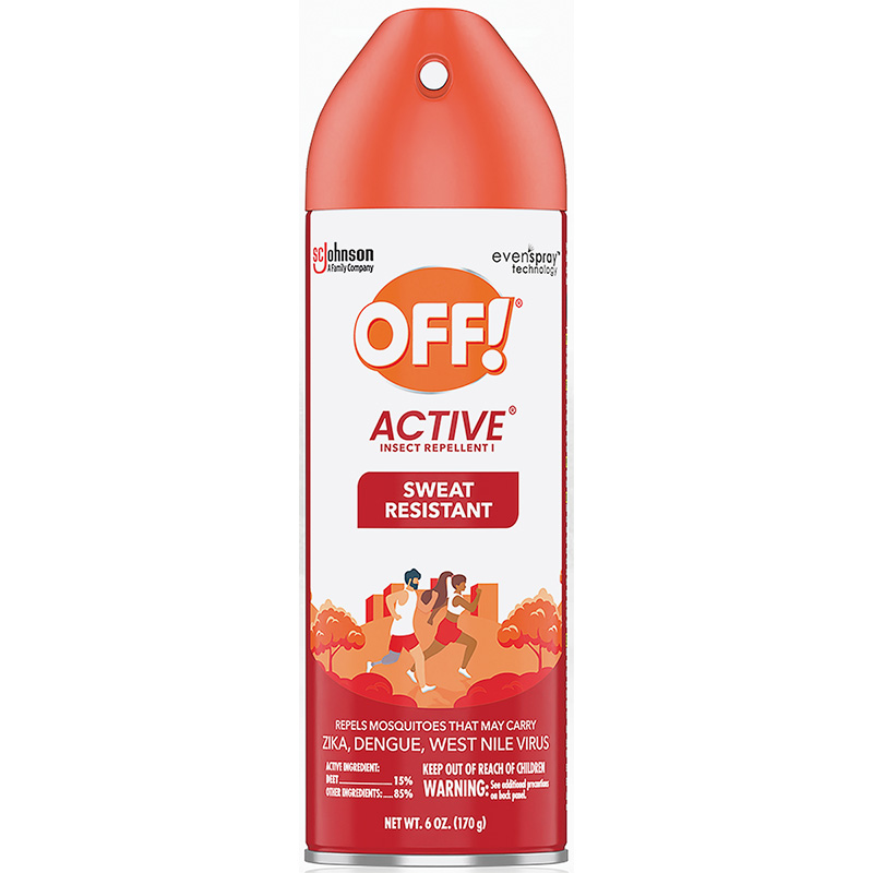 6 Oz. SC Johnson OFF!® Active Insect Repellent Sweat Resistant