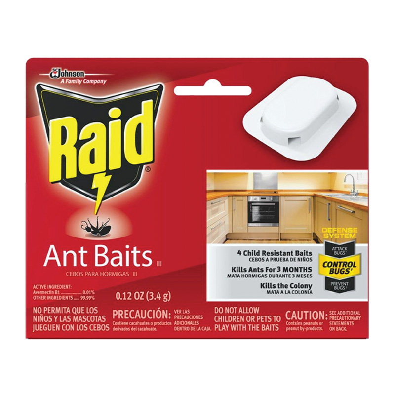 4 Pk. SC Johnson Raid® Ant Baits