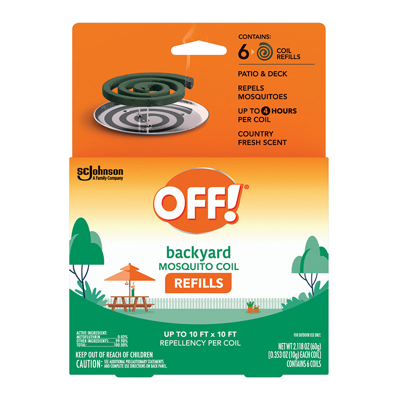 6 Pk. SC Johnson OFF!® Backyard Mosquito Coil Refills