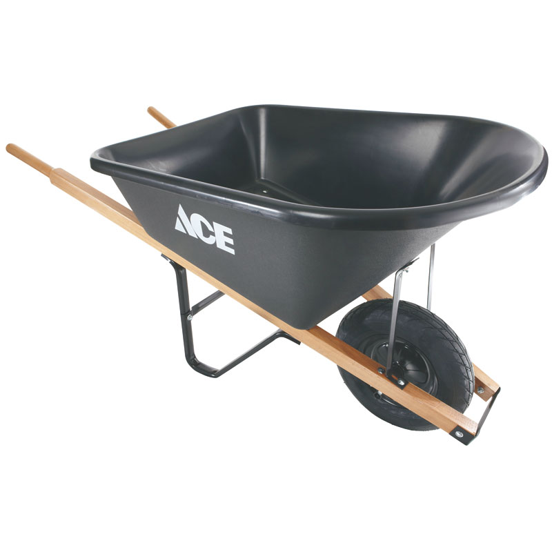 Ace® 6 Cu. Ft. Poly Wheelbarrow