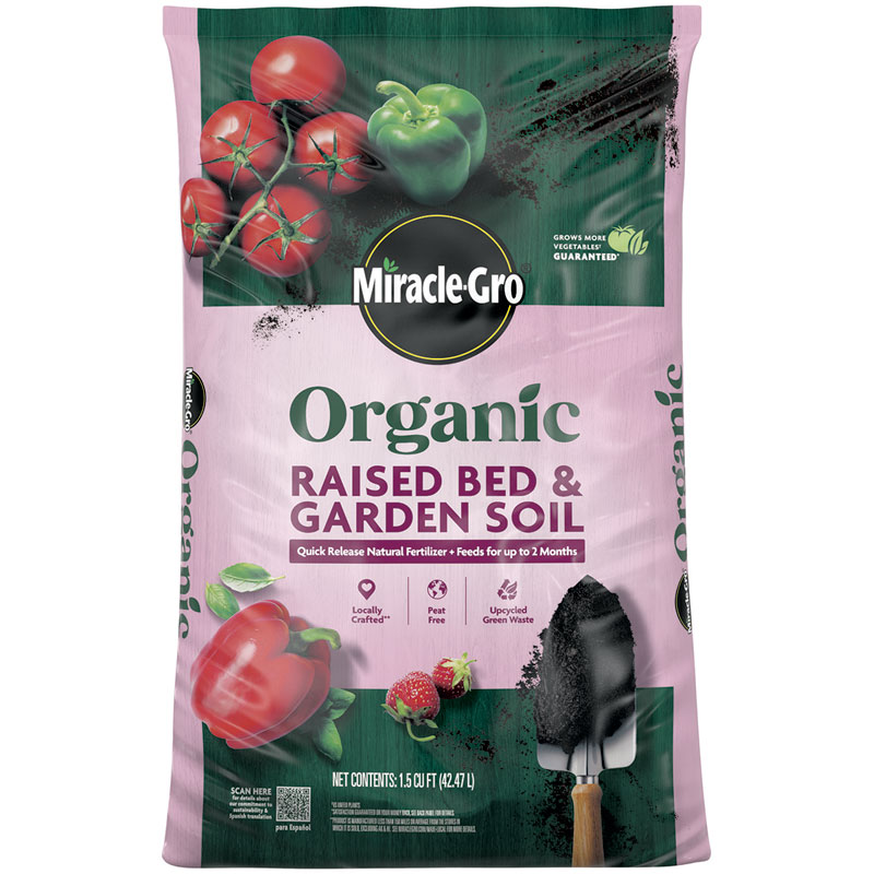 Miracle-Gro® Organic™ Raised Bed & Garden Soil, 1.5 Cu. Ft. 