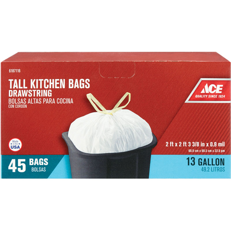 45-Ct. 13-Gal. Tall Kitchen Trash Bags