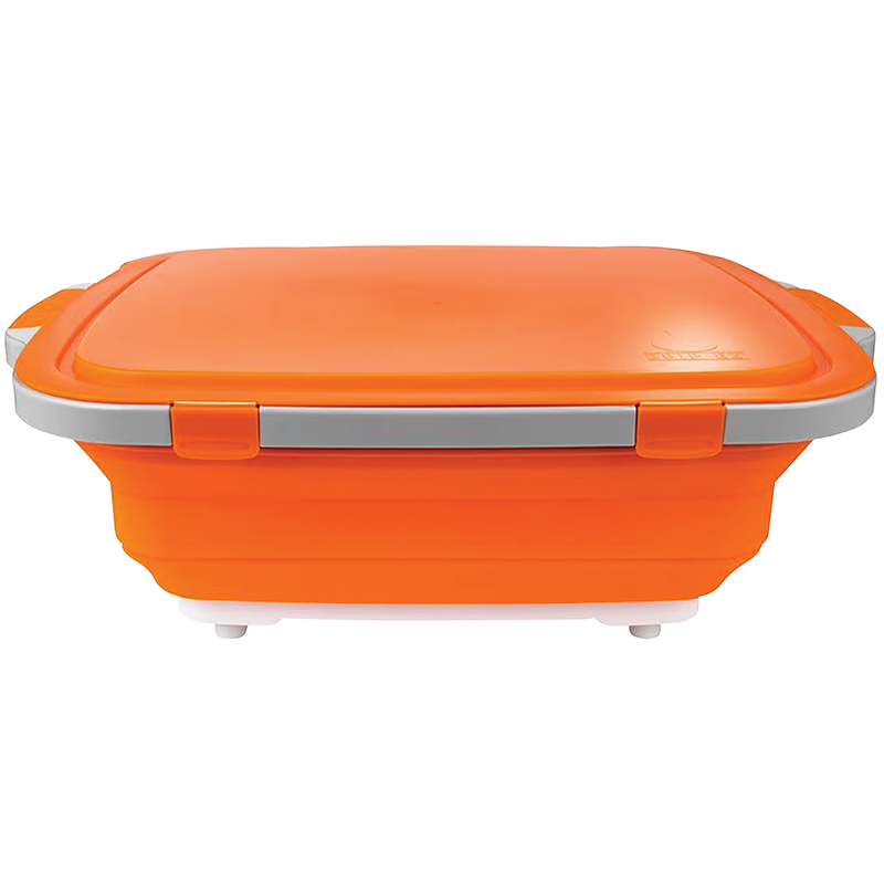 20" L x 16.25" W Drip EZ™ Silicone Prep Tub-Orange