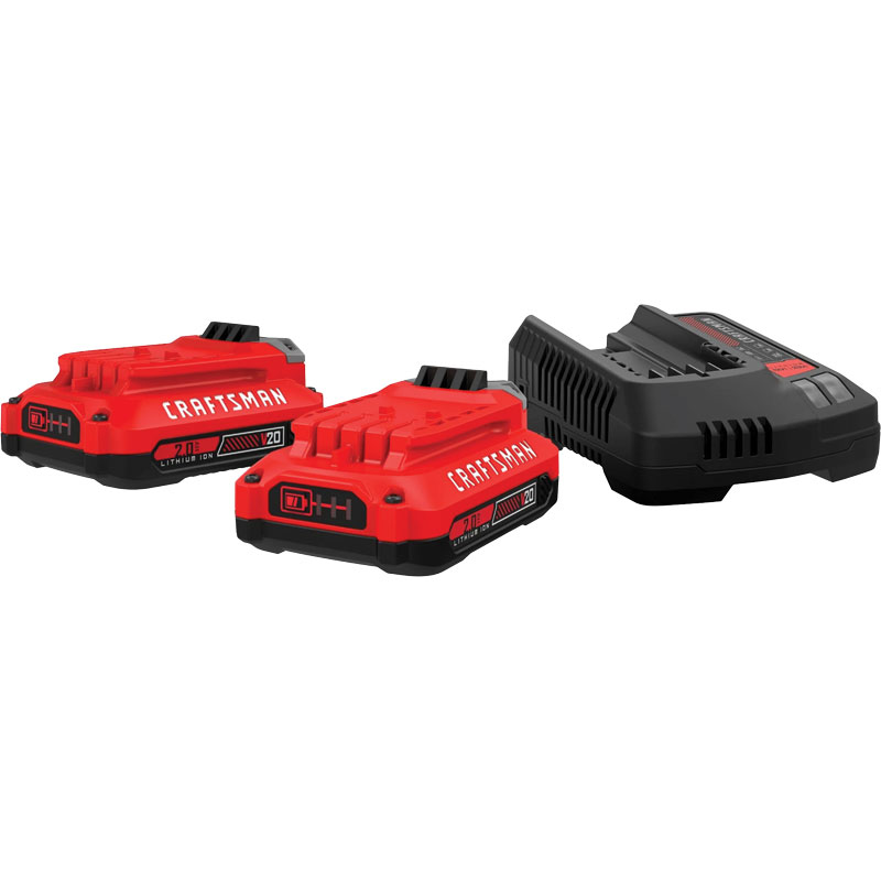 Craftsman® 3 Pc. Lithium-Ion Battery & Charger Starter Kit