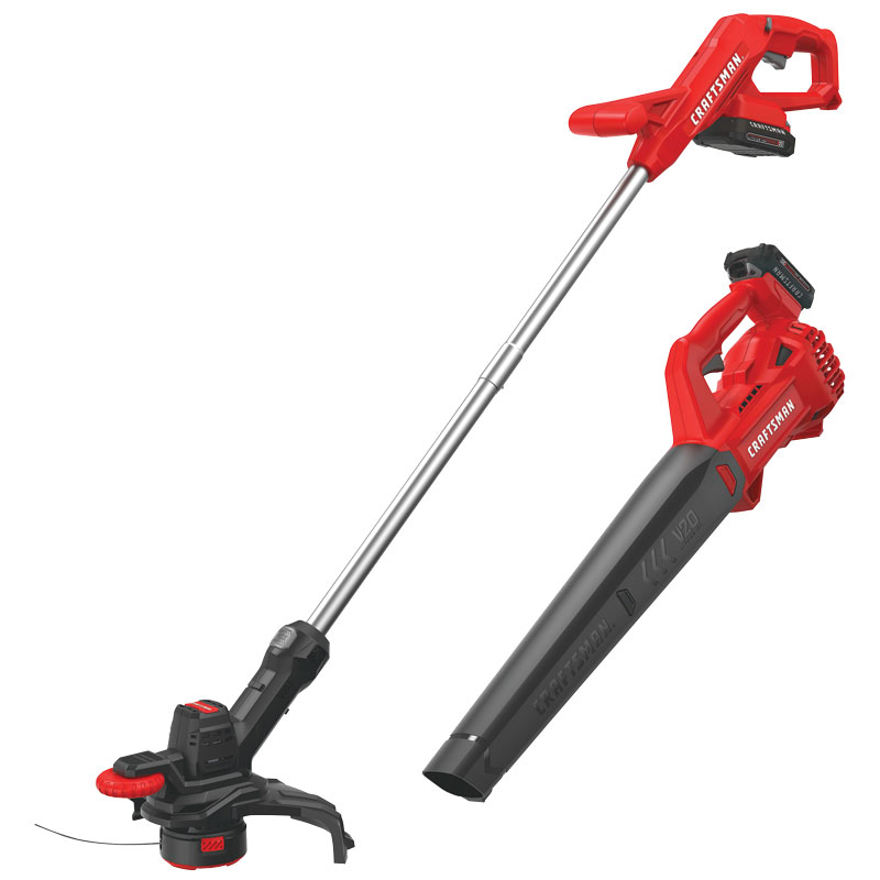 Craftsman® Weedwacker 20V Battery Trimmer And Blower Combo Kit