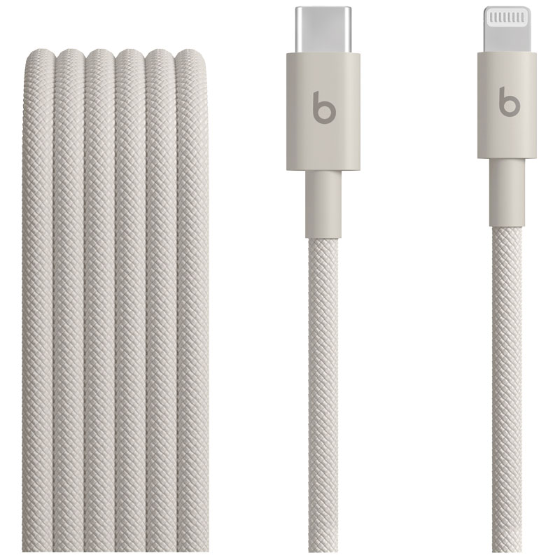 5 Ft. Beats Lightning To USB-C Cable-Gray