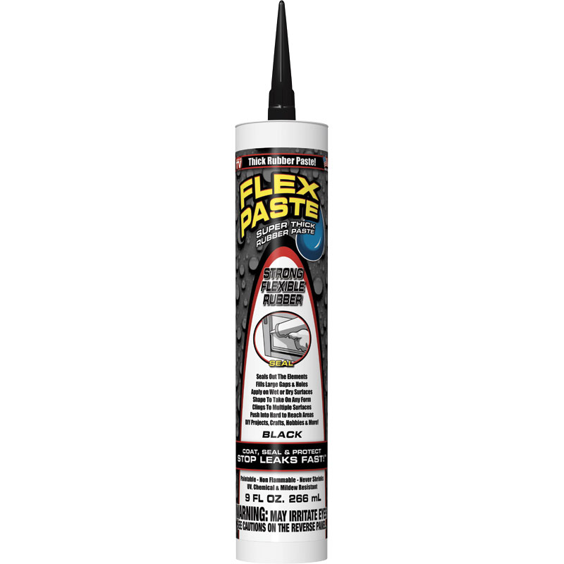 9 Oz. Flex Paste Black Thick Rubber Paste