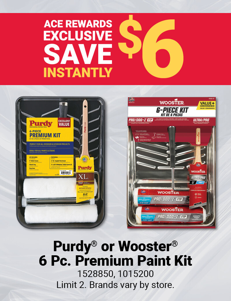 6 Pc. Purdy or Wooster® Premium Paint Roller Kit