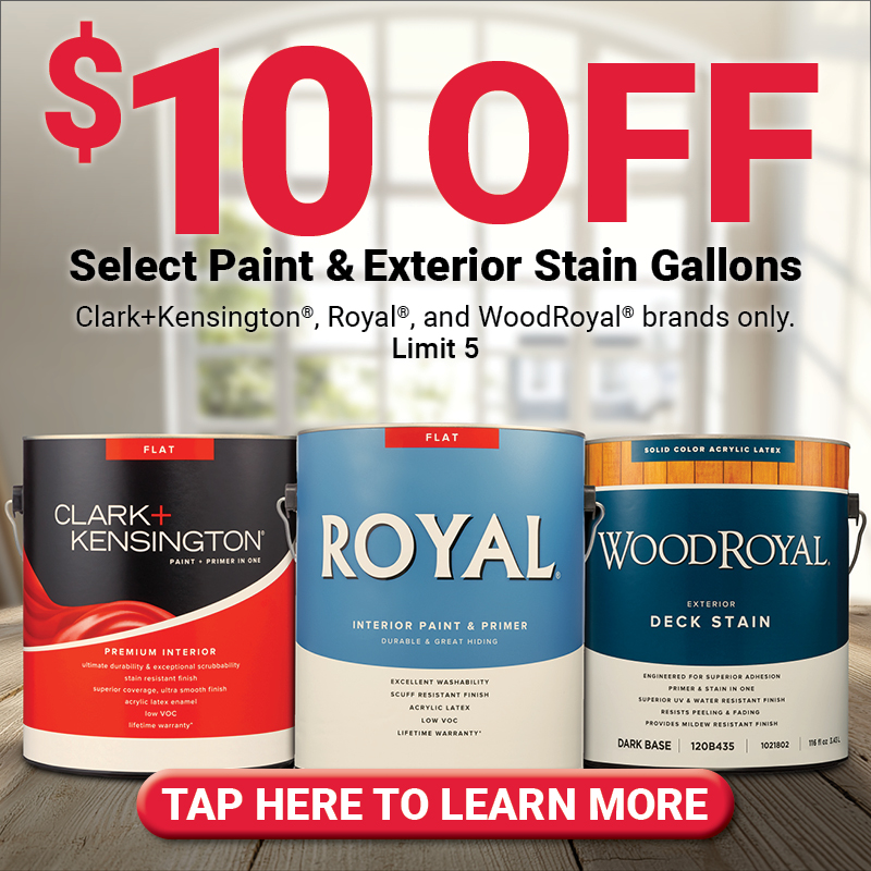 Select Paint and Exterior Stain Gallons