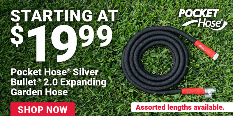 Pocket Hose® Silver Bullet® 2.0 Expanding Garden Hose
