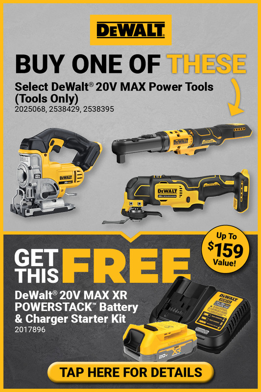 DEWALT® Buy One of These Get This FREE
