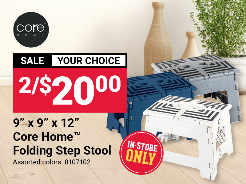 Core Home™ Folding Step Stool