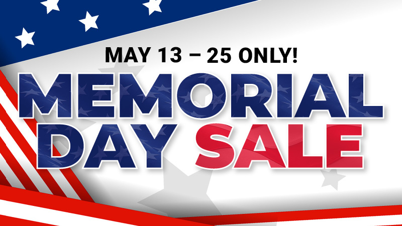 Memorial Day Sale Title Card