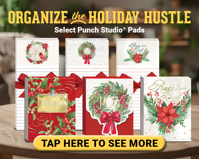Punch Studio® Holiday Notebooks & Notepads
