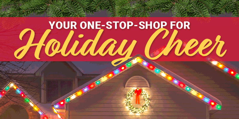 Holiday Decorations Banner