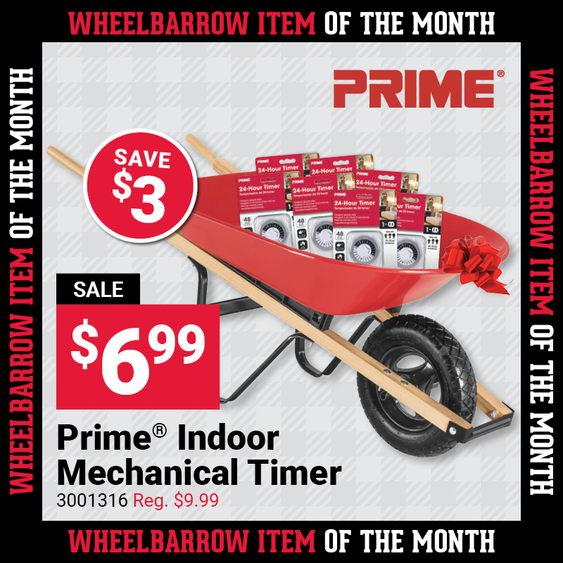 Wheelbarrow Item of the Month