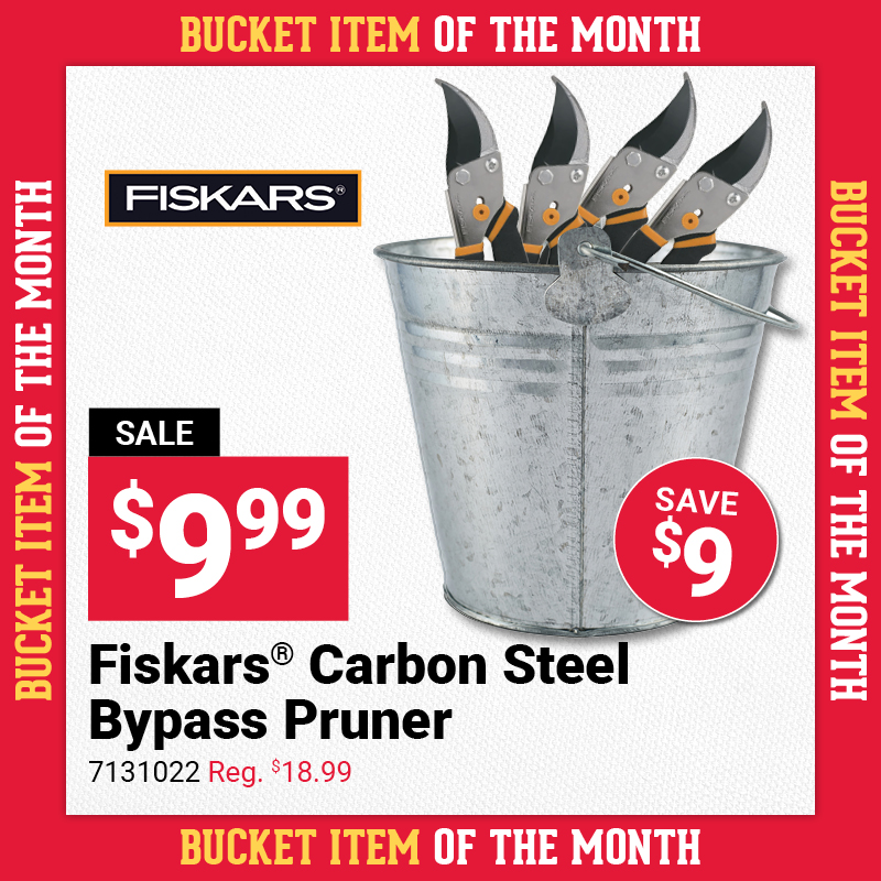 Fiskars® Carbon Steel Bypass Pruner