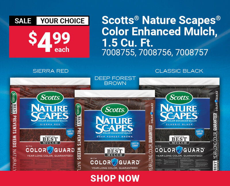 Scotts® Nature Scapes® Color Enhanced Mulch - Memorial Event Pricing