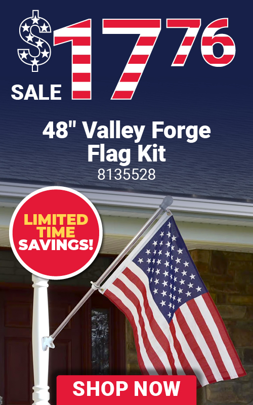 48" Valley Forge Flag Kit