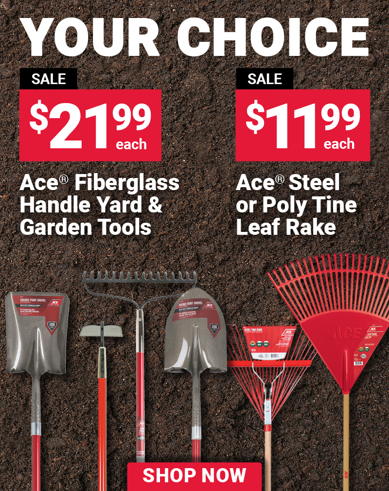 Ace® Fiberglass Handle Yard & Garden Tools